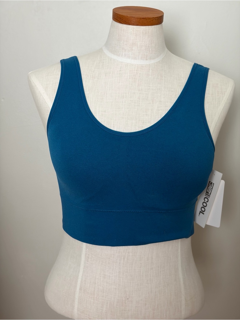 32 Degrees Teal Tank-Style Seamless Sports Bra (Set of 2) NWT